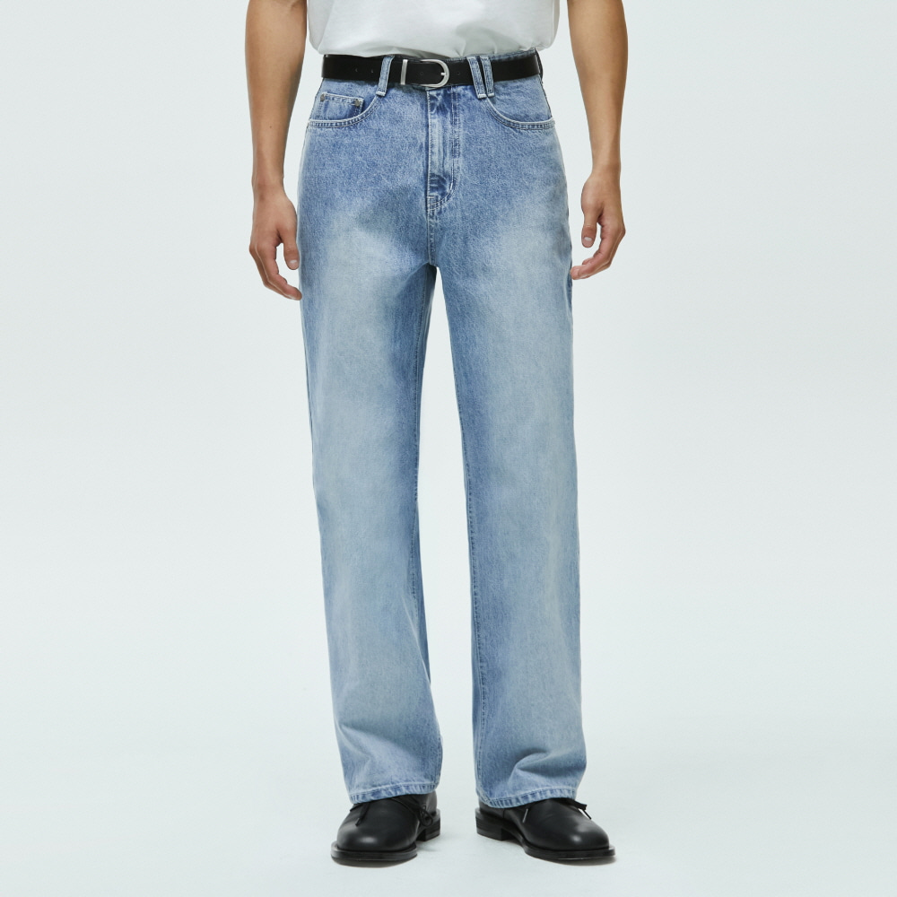 Essential Wide Straight Jeans DCPT013LightBlue