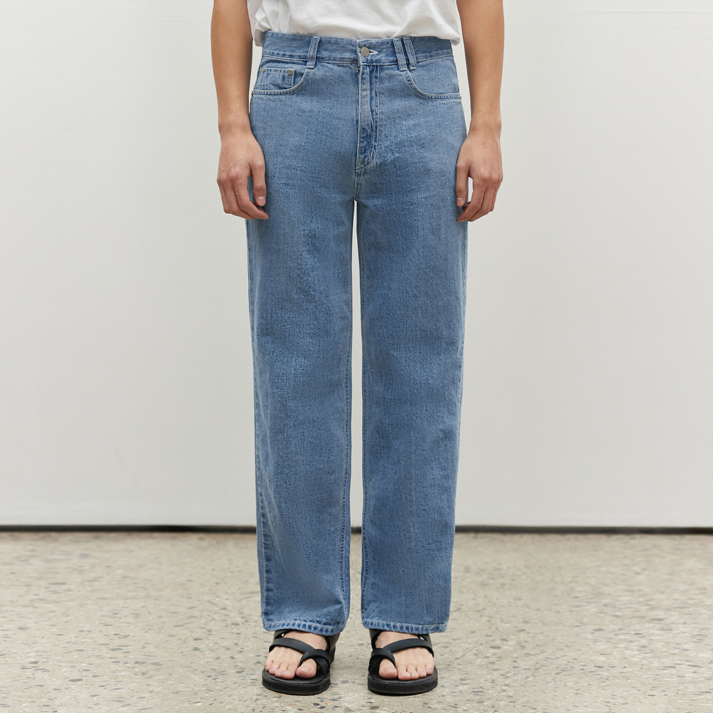 [S/S Ver]Semi Wide Jeans DCPT003Blue