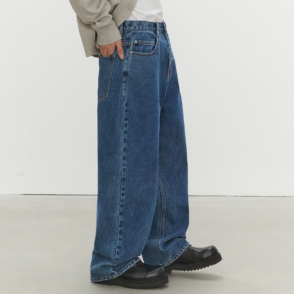 Super Wide Jeans DCPT031Blue