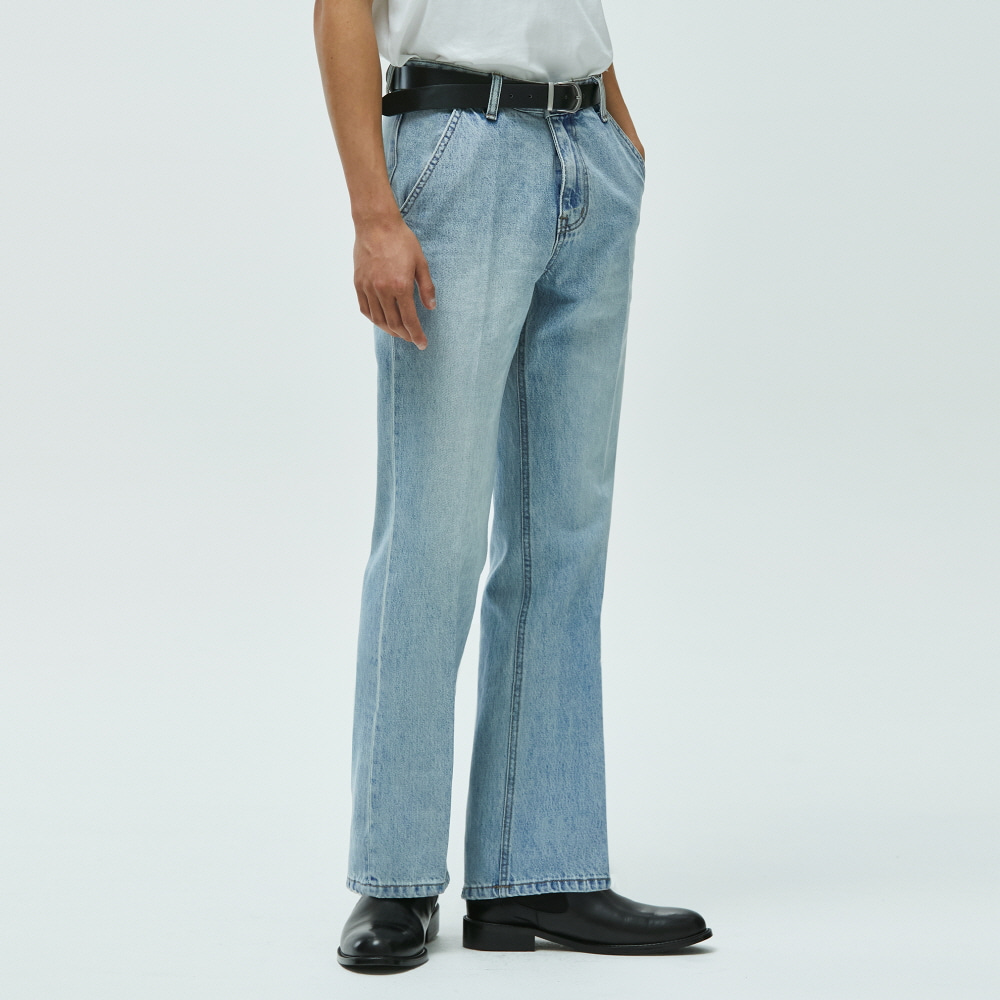 [AMC 데님]Dawn Semi Flared Jeans DCPT022LightBlue