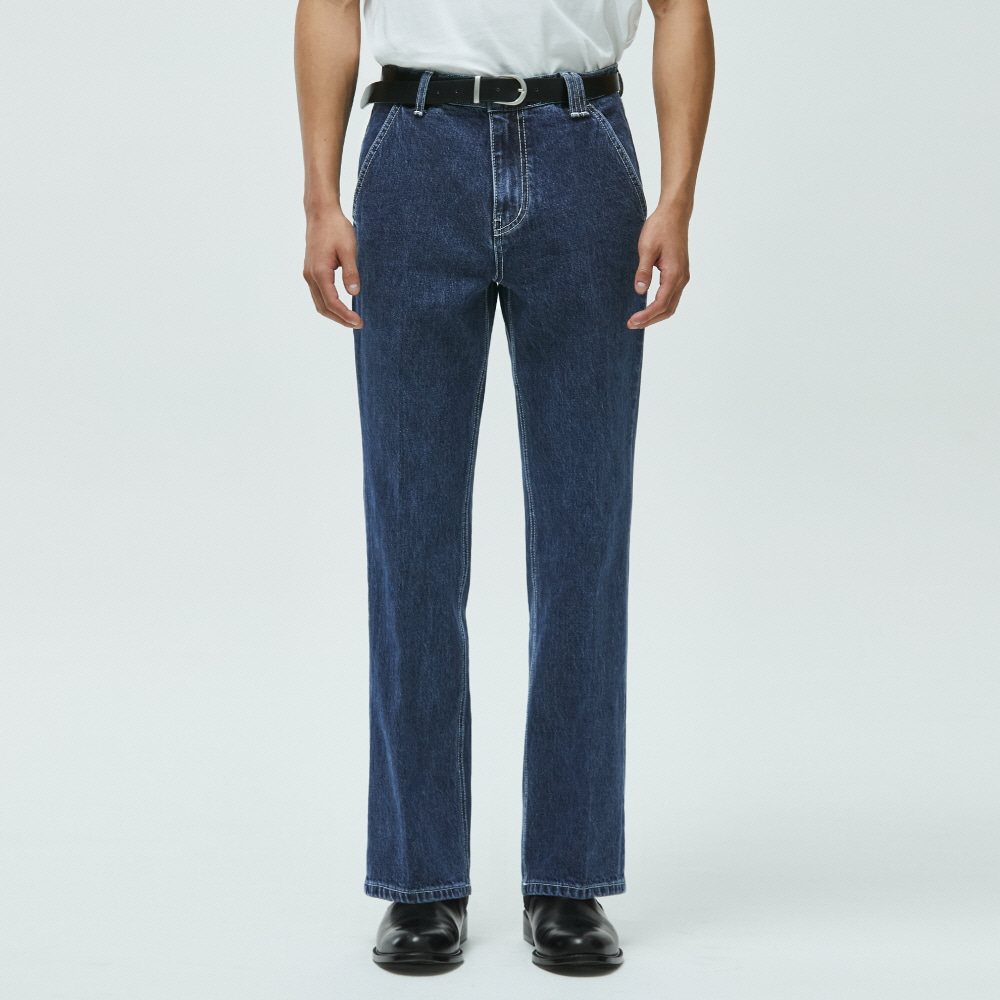 [AMC 데님]Dawn Semi Flared Jeans DCPT022Blue